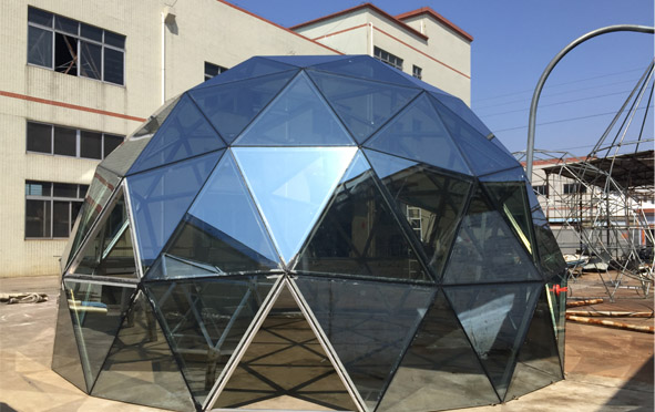 Raxtent 6m diameter galss dome tent  