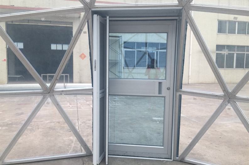 anti-mosquito door with aluminum frame