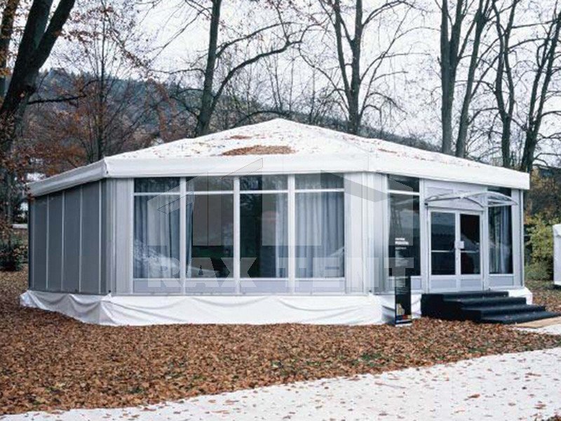 raxtent tent with glass wall and door in scenic spot & resort