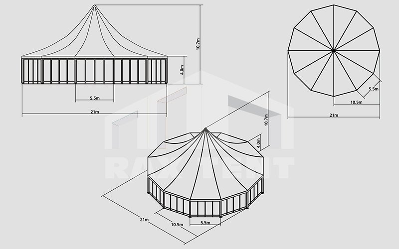 raxtent design ，Chinese factory supply