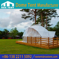 6m Luxury dome tent For Glamping Hotel，outside camping house，family holiday，summer vacation in the forest