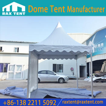 3x3/ 4x4 /5x5 /6x6m aluminum PVC Gazebo pinnacle Pagoda Tent for sale