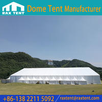 Raxtent marquee tent for big events with aluminum alloy frame and PVC fabric cover，PVC windows，wooden floor