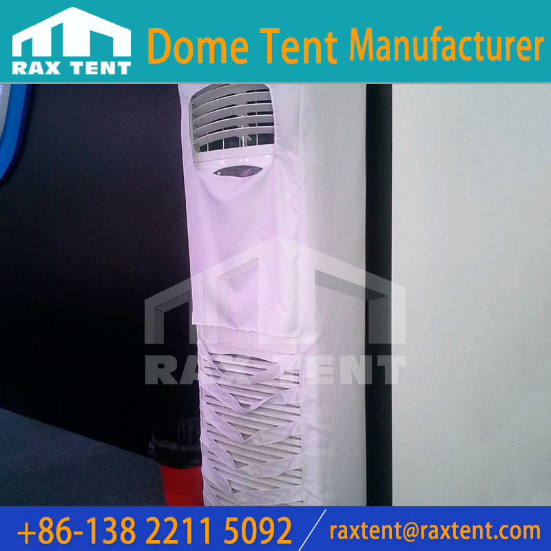 Air condition in marquee dome tent for outdoor events