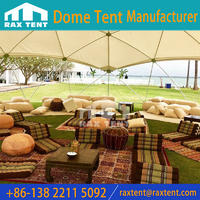 13.3m Event tent with customized shape galanized pipe frame and Uv-resistance Cover
