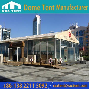 10x15m with glass wall marquee tent for German Shuang Liren Food Festival