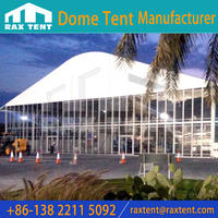 Arc Marquee Tent with glass wall For 1000 People Wedding party and event
