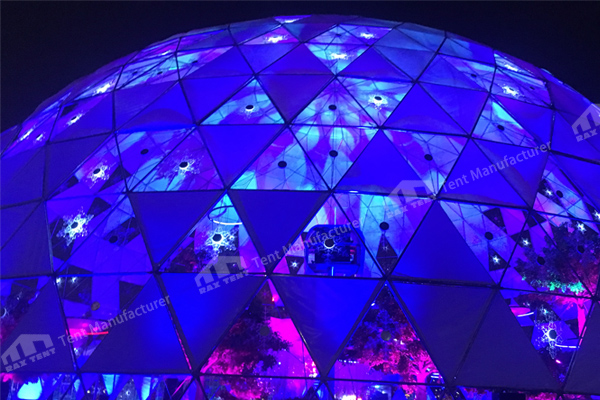 Raxtent projection dome