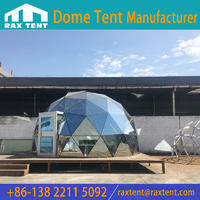 Glass Dome House Glass Igloo Hotel Geodesic Dome Covered with Double-deck Low-e Glass