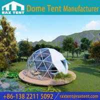 6m and 8m Dome Glass Igloo Glass Dome House Lightweight & Waterproof & Against Sun Light