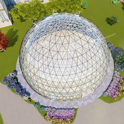   Glass dome tent 