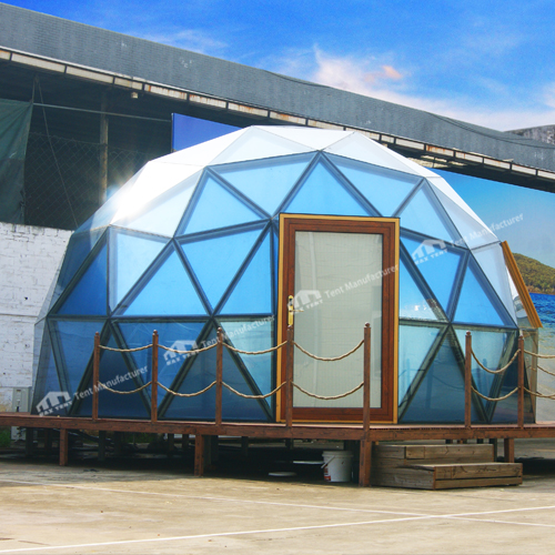 glass dome house